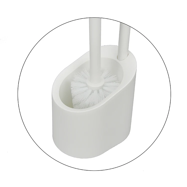 New Creative Design PP Plastic with Magnetic Function Durable Quick-drying Clean and Hygienic Toilet Brush and Holder