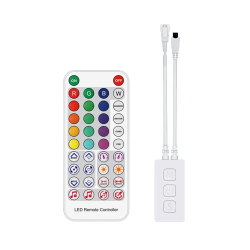 Wholesale price IR pixel rgb driver addressable SP611 38 key remote control dream color app control music controller led strip
