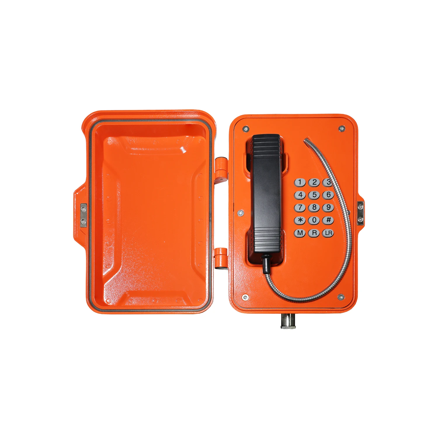 IP66 Rated Wall-Mounted SIP Seamless Communication Explosion-Proof Phone Built With A Rugged Die-Cast Aluminum Alloy Casing