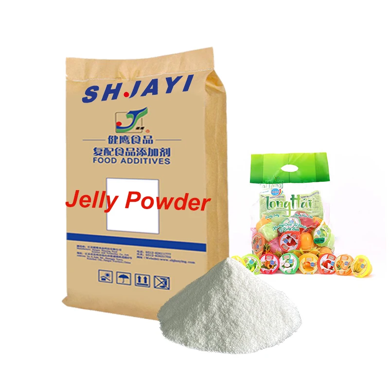 Halal Compound Thickener Stabilizer Jelly Powder Carrageenan E407 For Making Honeydew Melon Flavor Jelly