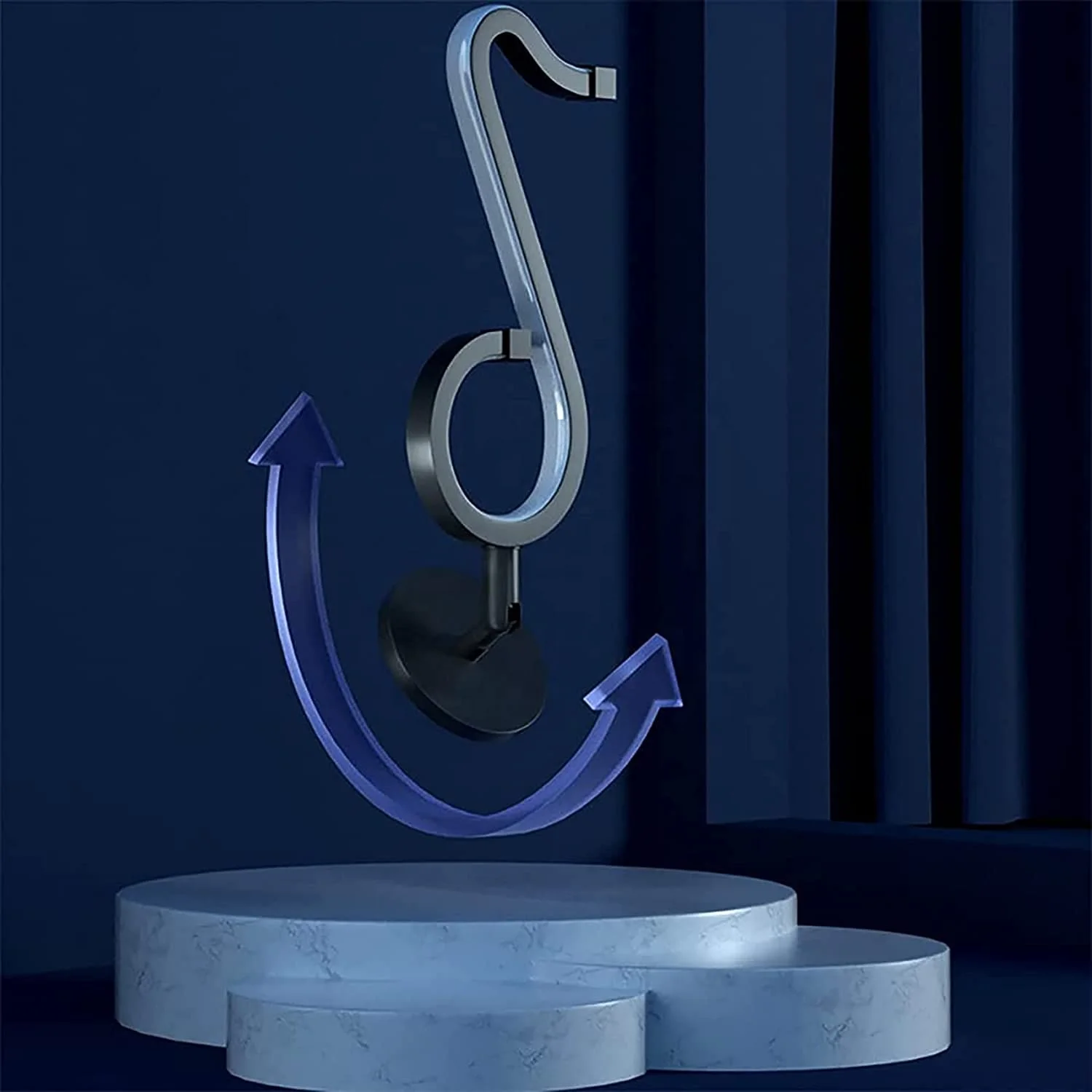 APP RGB Musical Note Table Lamp Smart  LED Night Light with Remote Control