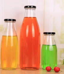 Оптовая продажа пустые стеклянные бутылки объемом 1 литр для напитков молока и сока