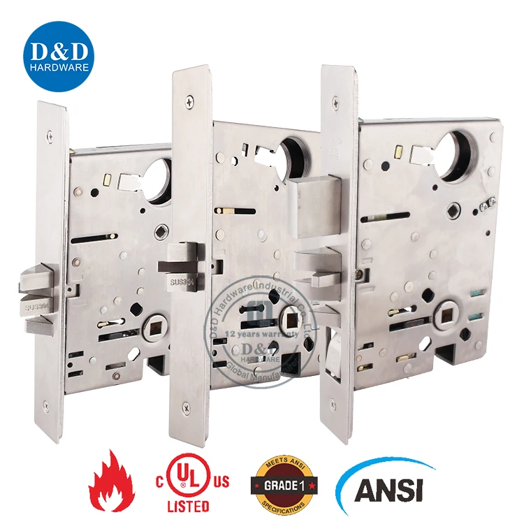 UL Listed UL 10C Fire Rated 3 Hours Panic Bar Door Hinge Closer Lock Set Architectural Hardware
