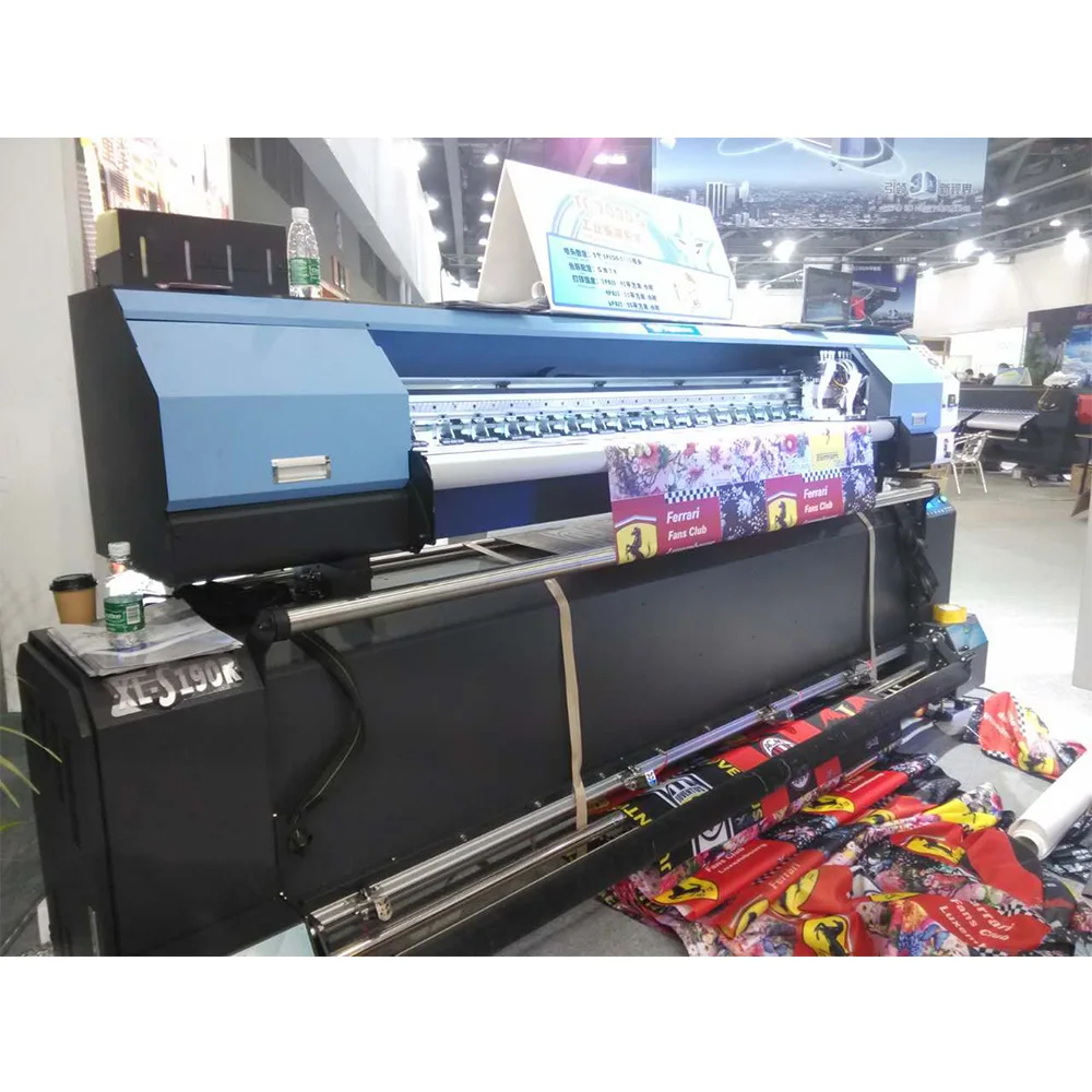 digital flag printing machine with two dx5 head, print on flag directly