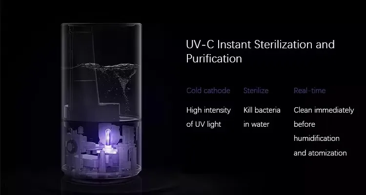 For Xiaomi Smart Mi Humidifier Sterilization Mijia Home Office Air Humidifier 4.5l Large Capacity Can Controlled By APP For Home