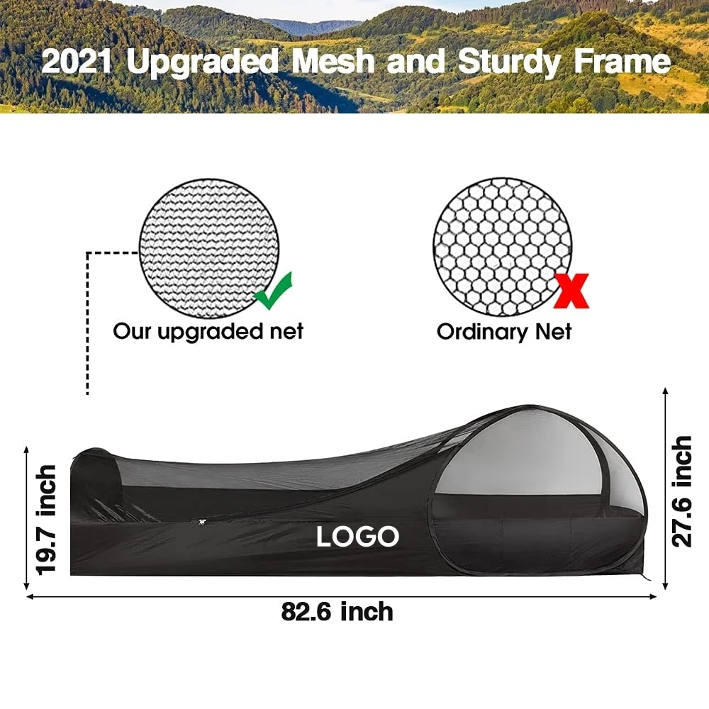 Single Person Pop up Beach Tent with Mosquito Net for Outdoor Activities