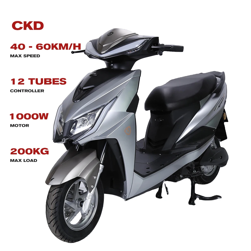 CKD взрослый Электрический скутер с максимальной нагрузкой 200 кг 1000 Вт 72 В Быстрый 2-колесный для взрослых