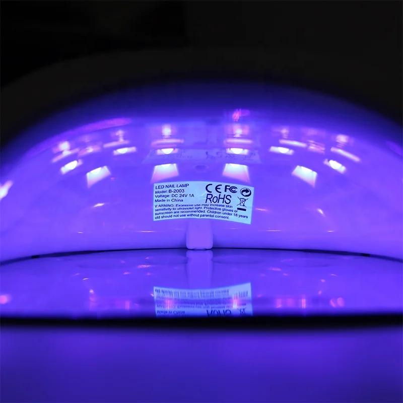 365nm&400nm Professional Gel Polish Nail Dryer 4 Timers Touch Led Nail Lamp