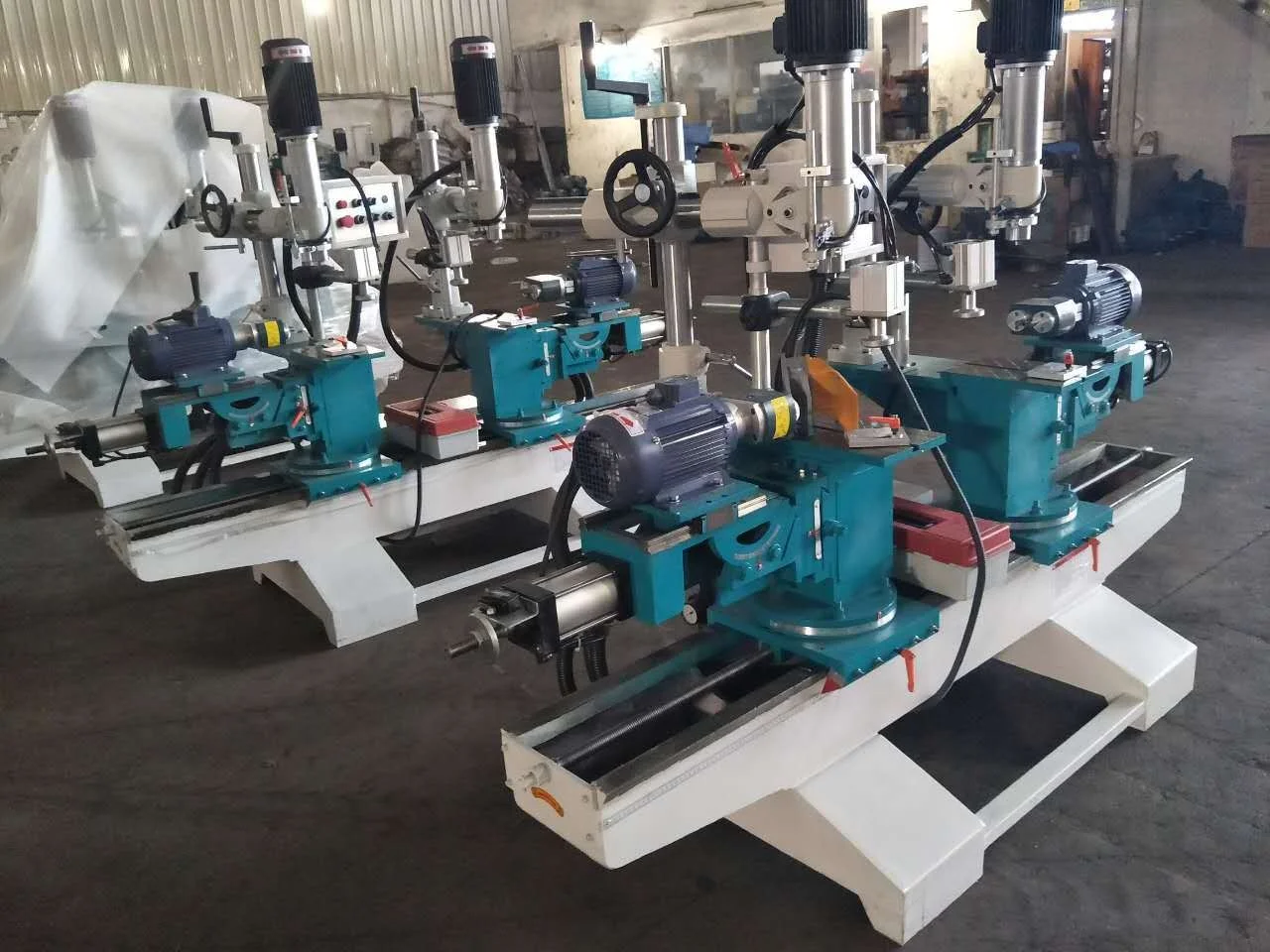 Manufacturer of Wood Boring machine Double Ends Vertical Horizontal Wood Boring Machine for Timber