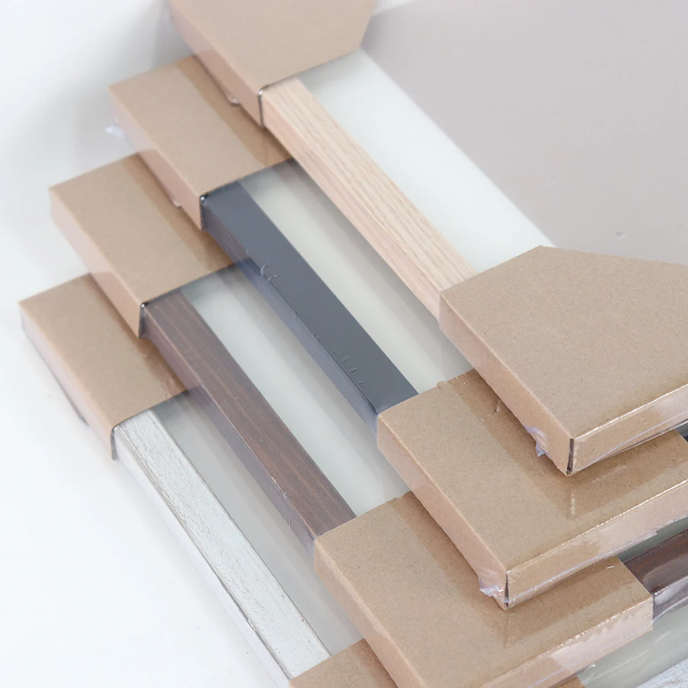 Simple Design Art Decor Customized 4X6 5X7 8X10 A4 Wood Picture Frame With Mat