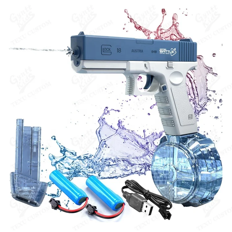 Outdoor Fun Small EVA Plastic Beach Sports Pump Spring Nozzle Blaster Toy Party Agua Postas Water Shooter Gun Pistool Pistol