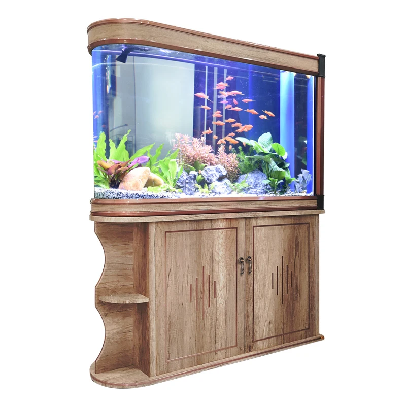 U-shaped living room Wholesale Favourable Price Customized Acrylic Atman Filter Aquarium Fish Tank