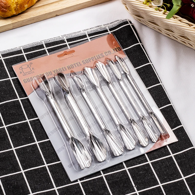 7pcs stainless steel knife carving chisel carving tools set metal carving tools set