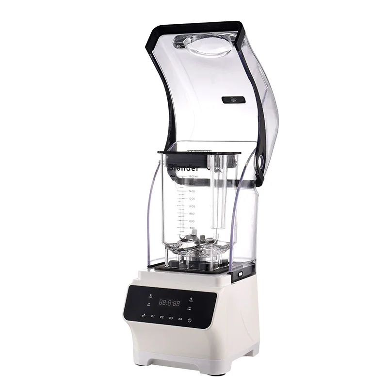 Commercial fully automatic blender touch screen pure copper motor durable silent smoothie machine home milkshake machine