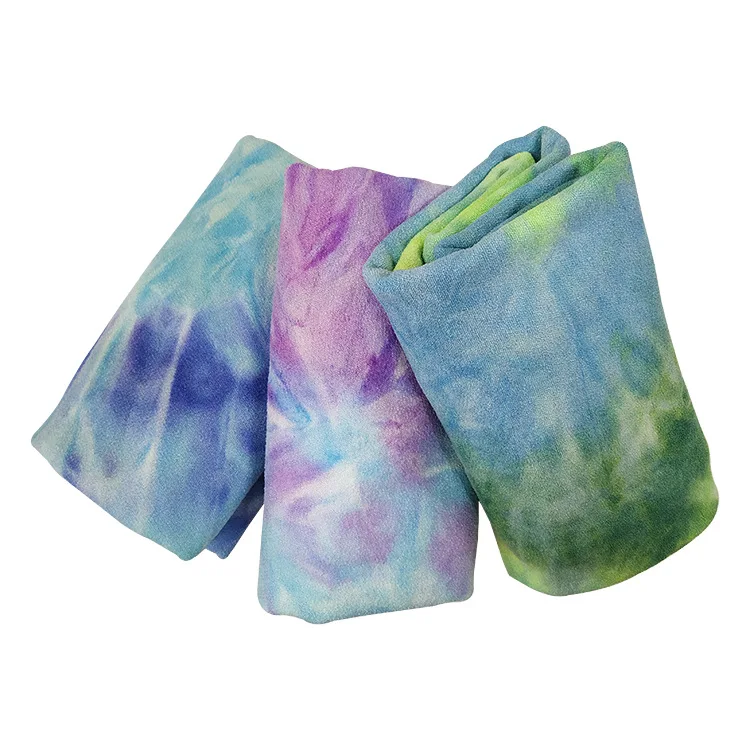 High Quality Ultra Absorbent Machine Washable Private Label Microfiber Hot Yoga Mat Towel