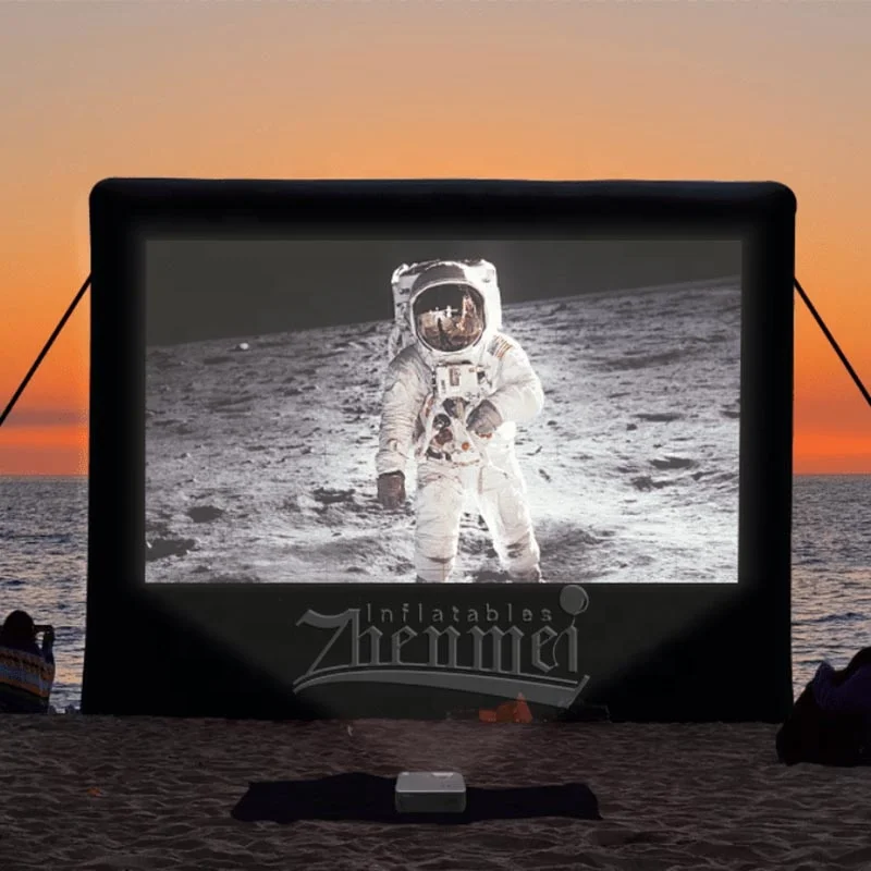Zhenmei Outdoor Backyard Projection Air Movie Screen inflatable Cinema Screen For Sale