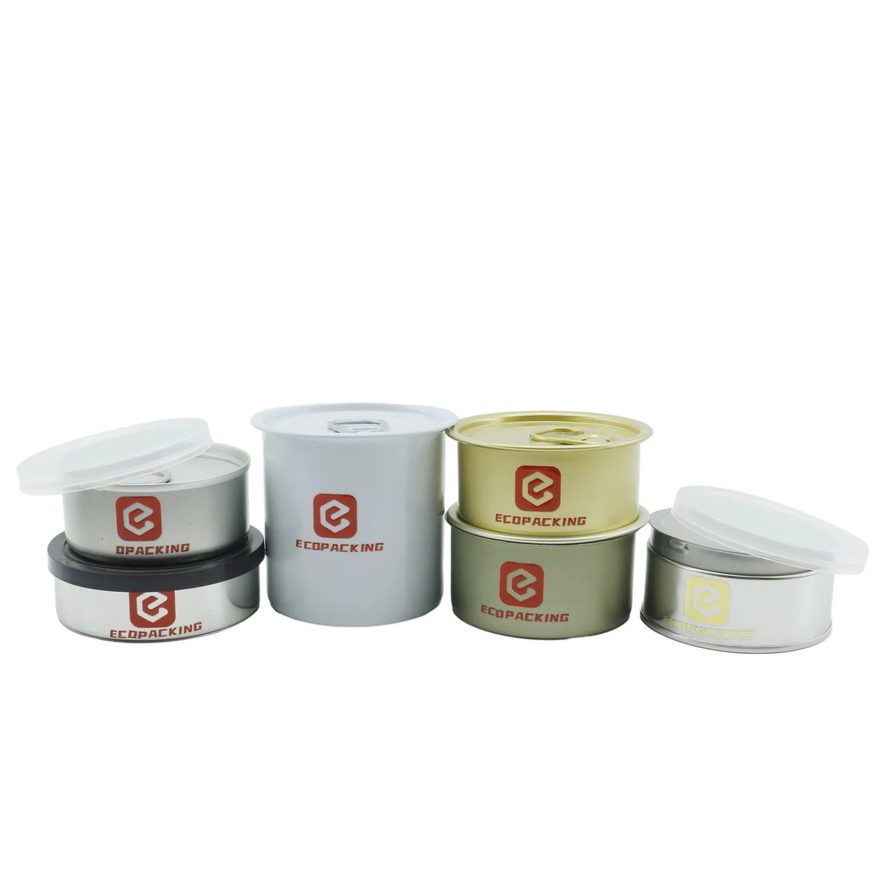 3.5g 100ml Sardine Metal Tin Cans Tea Tin Plate Wholesale Tin Cans for Fish Canned Food Packaging