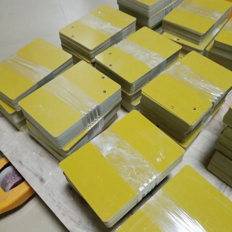 Custom Epoxy Sheet Temperature Resistant Yellow Epoxy Resin Fiberglass Composite Laminates 3240 Sheets