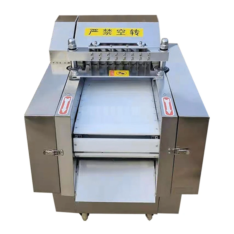 Commerical Frozen Chicken Cube Cutter / Big Meat Dice Cutting Machine / Fish Dicing