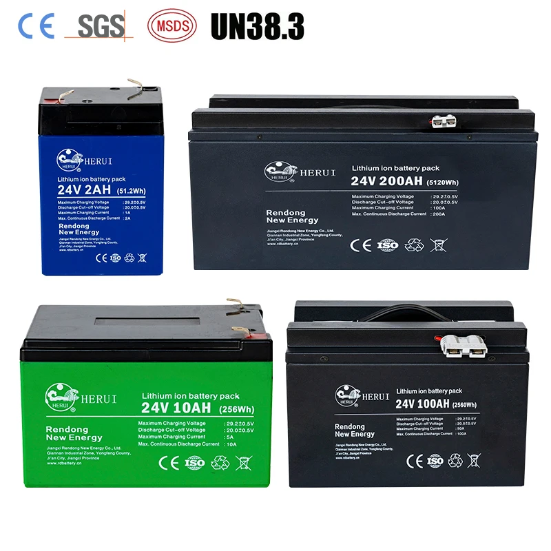 Прямые продажи с завода Lifepo4 24v 2ah ups система безопасности литиевая батарея