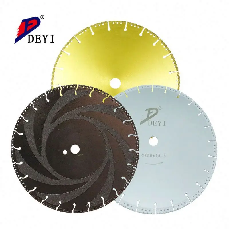 Высококачественный Гальванизированный алмазный режущий диск/диск с никелевым покрытием
