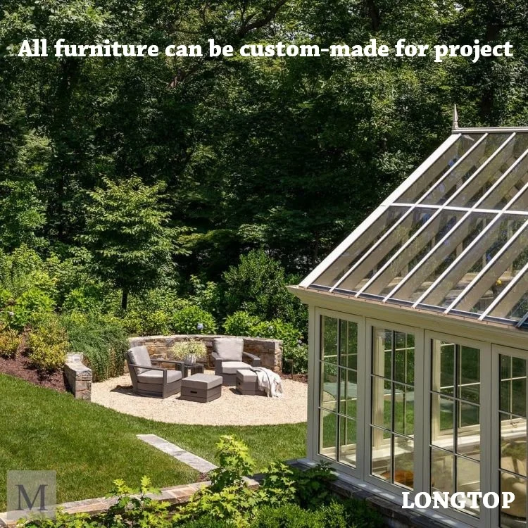 Outdoor Art Wicker Chair Peacock Chair Terrace Garden Wicker Chair Set Club House Villa Furniture sofa