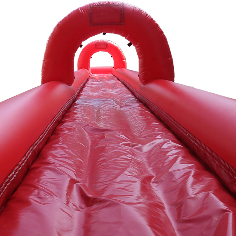 Inflatable slip n slide inflatable slip slide commercial grade pvc long airtight bottom inflatable 2 layer Water slide for kid