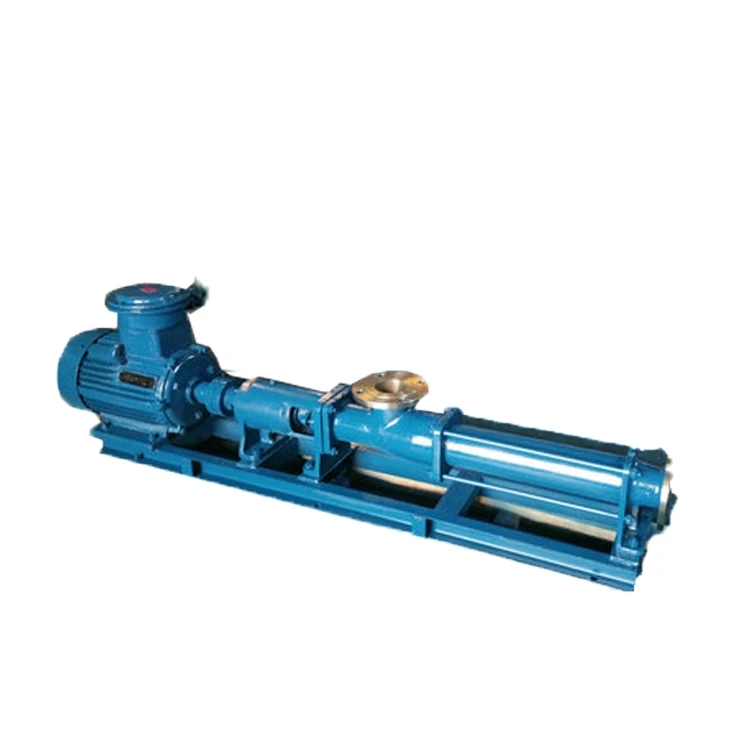 stainless steel sludge pump sewage screw pump sludge for sewage treatment