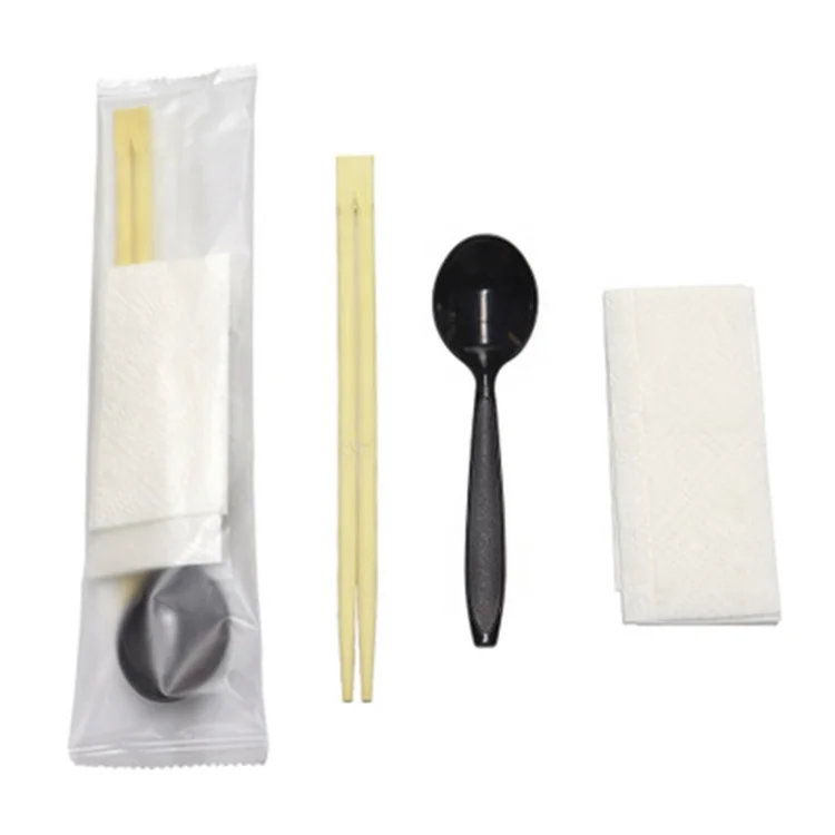 Biodegradables Take Away Plastic  PP PS Knife Fork Spoon Chopsticks Set Disposable Forks and Spoons