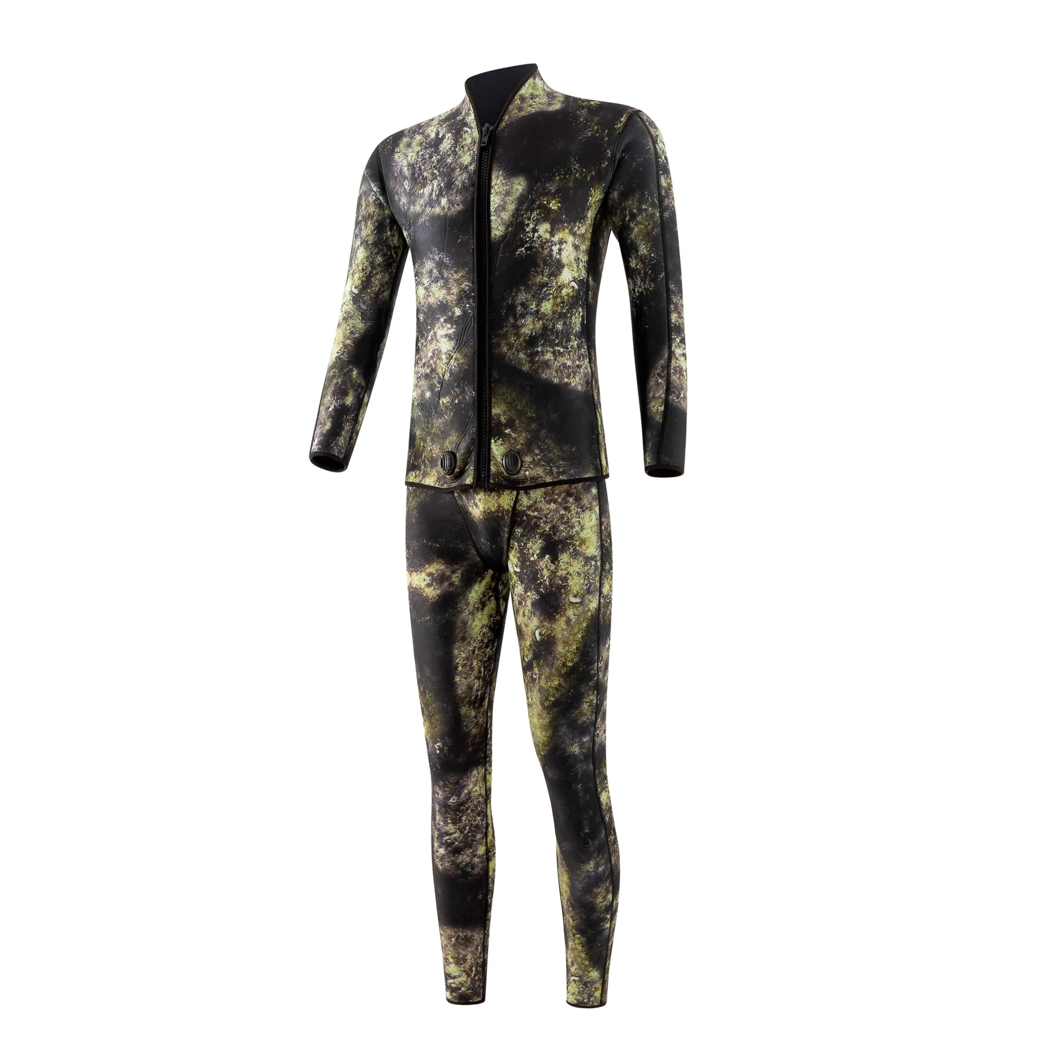 2022 New Design Sunscreen Warmth Camouflage Split Wetsuit Freediving Wetsuit Dive Boots