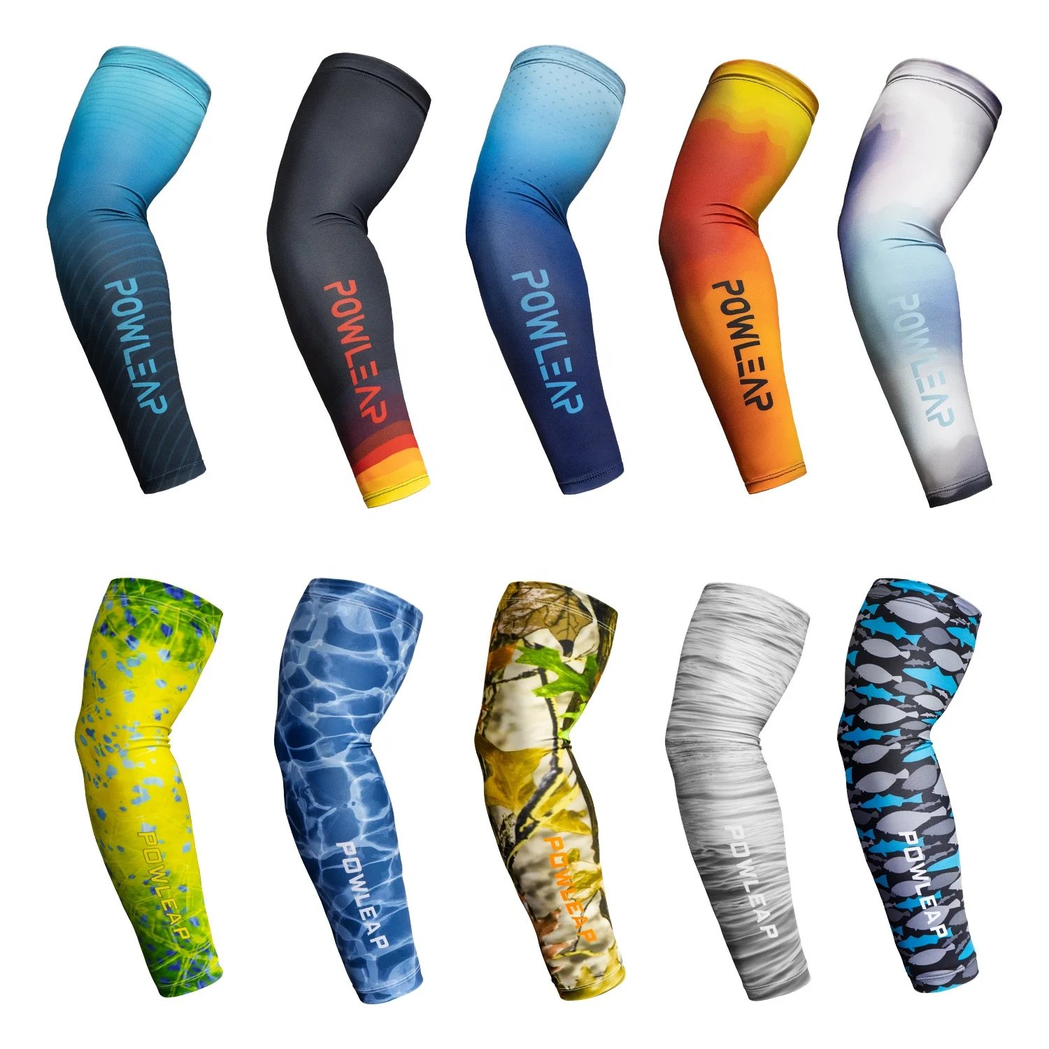 New Arrival OEM ODM Low MOQ Free Sample Compression Arm Sleeves Performance Wholesale Fishing Arm Sleeve Factory