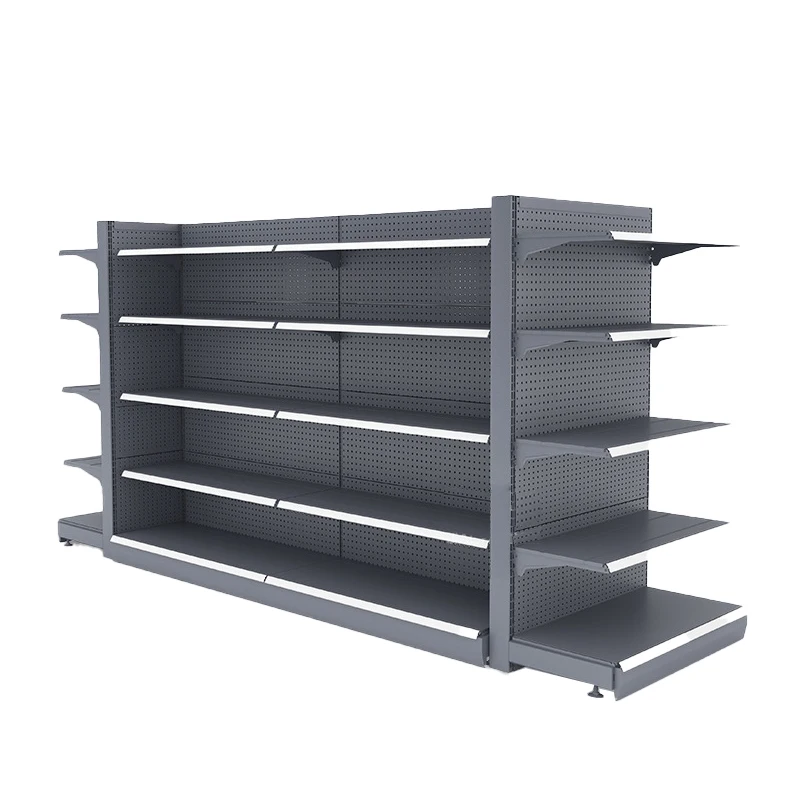 Guichang OEM service white display rack 4 layers supermarket shelves gondola for pharmacy