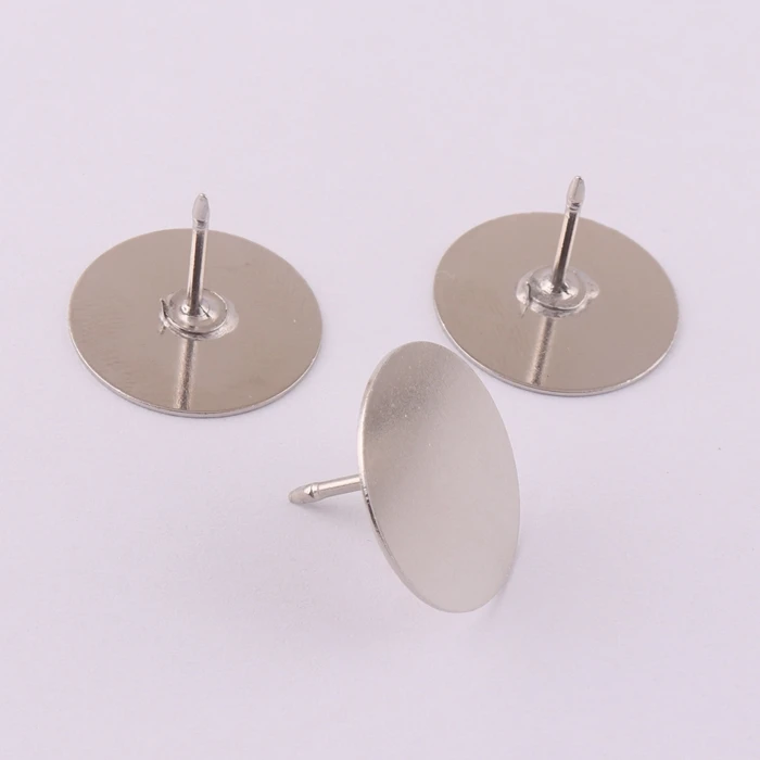 customized 18mm brass lapel badge clutch pin for locking pin back