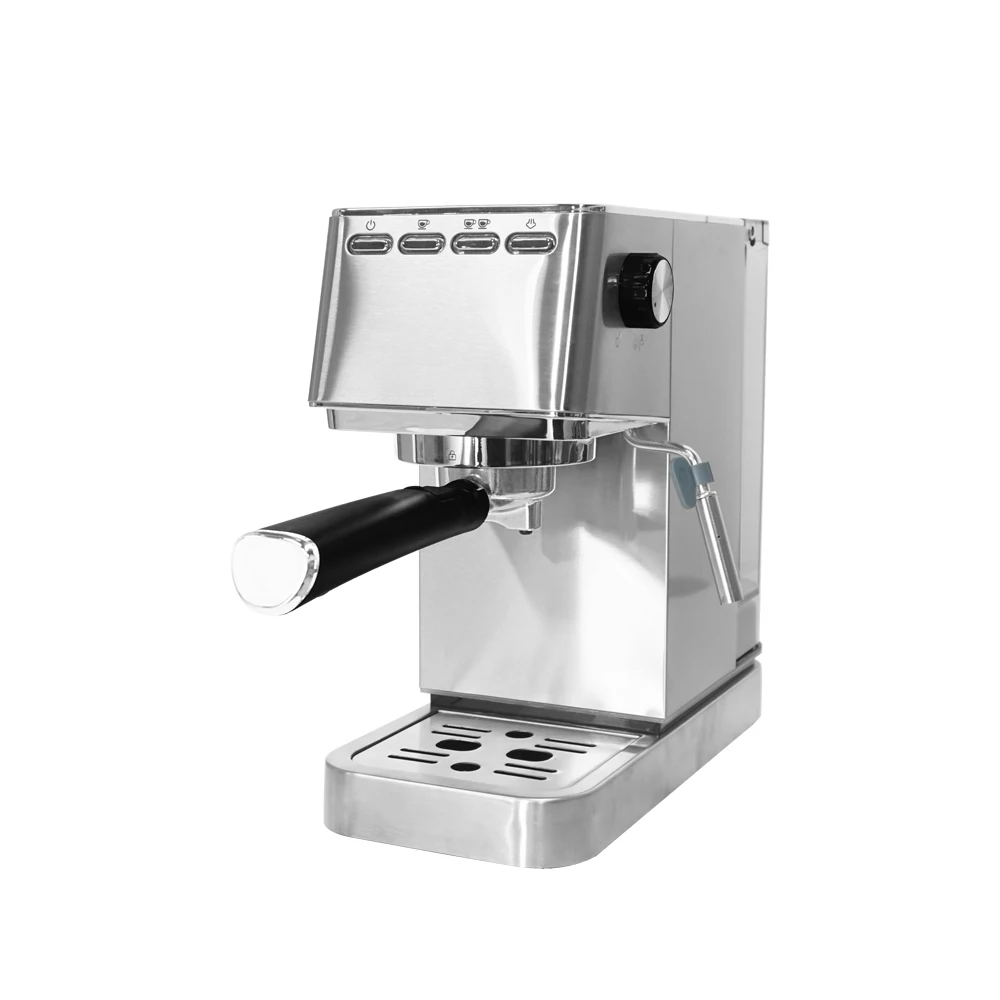 2024 New Wholesale Easy to Clean Coffee Machine Semi Automatic Small Smart Coffee Maker with Water Tank for Home and Office Use