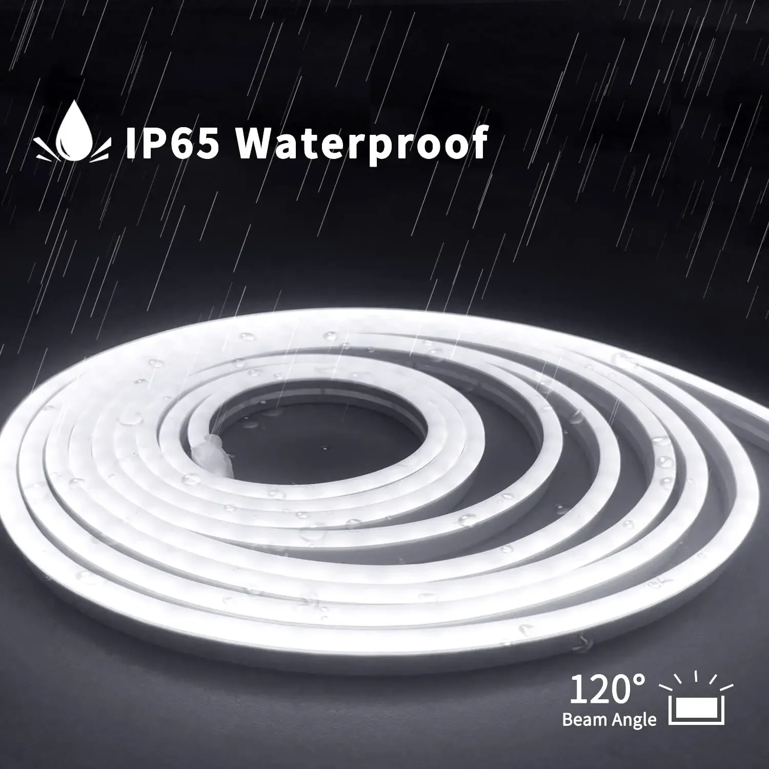 LEDILAND 3535 RGB Strip Light 24V Night Lamp with Luxury Home Decor Colorful LED Neon Lights PVC Body Red CCT