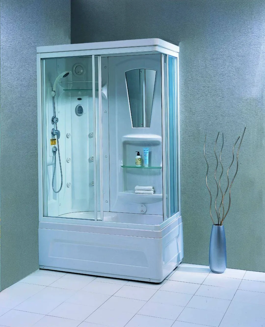 Durable and heat-insulating household convenient integrated shower room