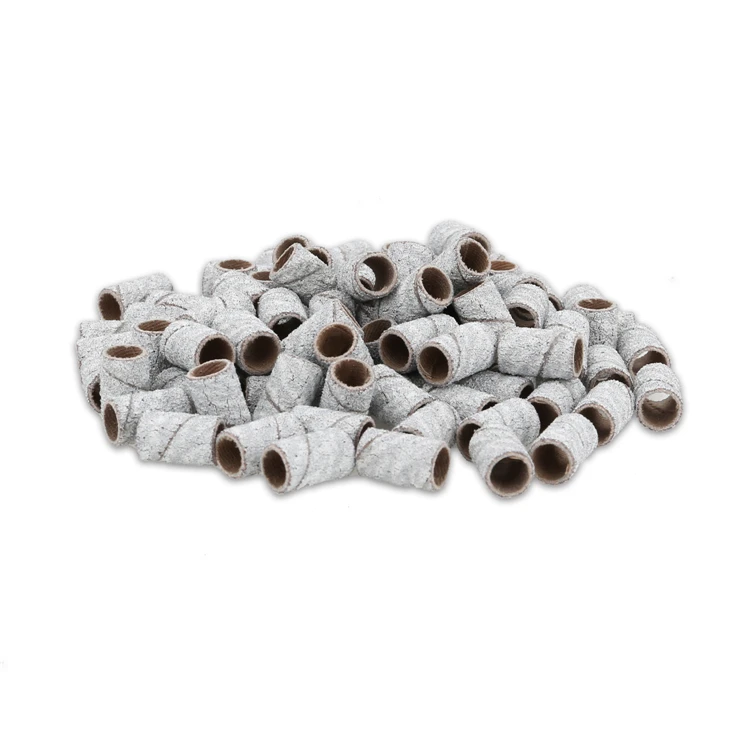 High Quality #180 #120 #80 Sanding Nail Drill Bits Grinding Head Nail Polisher Zebra Sanding Bands Nail Art Beauty Fine Sanding