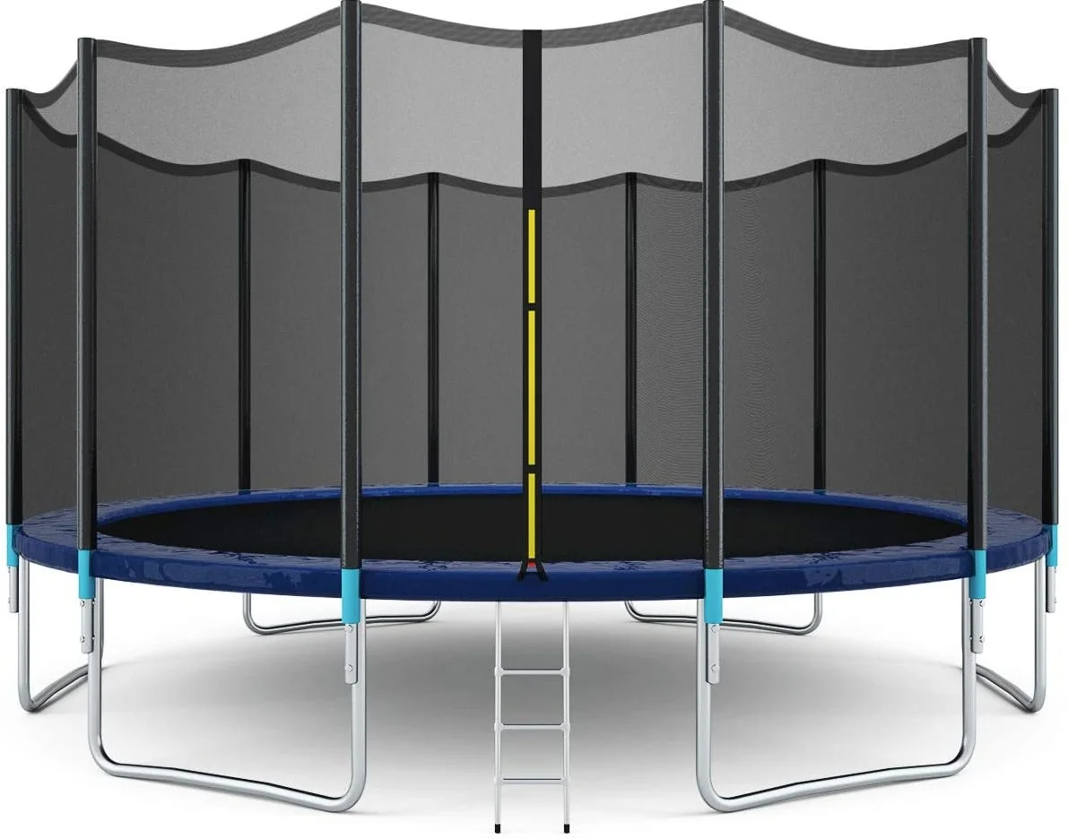 Hot selling indoor outdoor kids children jumping protective net trampoline park equipment for sale