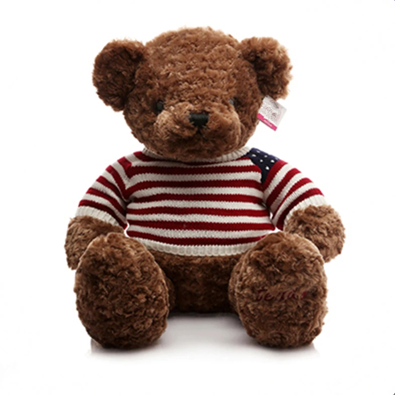 High Quality Plush Stuffed Toy Wearing Clothes Big Teddy Bear