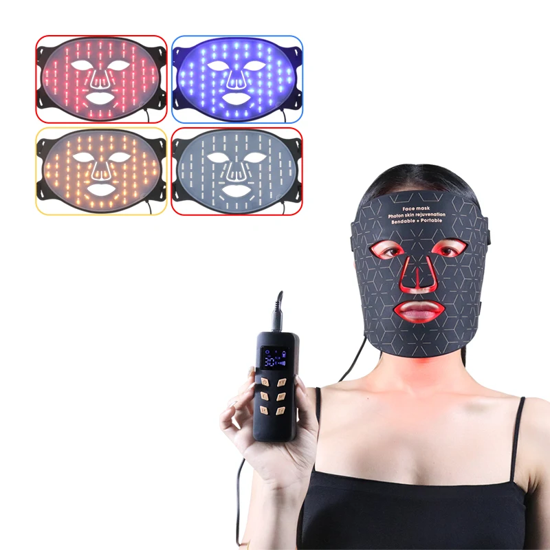 Wholesale Led Beauty face Mask Infrared Facial Beauty Silicone Led Face Mask