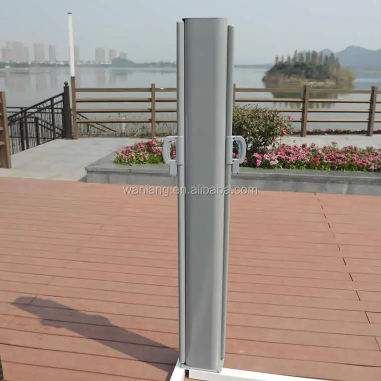 Patio Retractable Double Folding Awning Screen Fence Privacy Divider