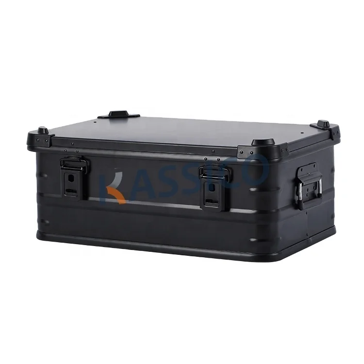 KASSICO Waterproof Metal Aluminum Storage and Transportation Box for Camp and Travel