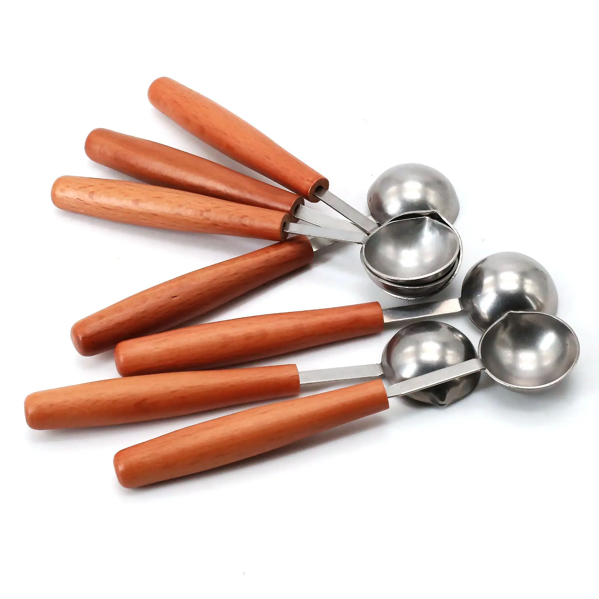 Wooden handle spoon Lacquer stove with spoon Lacquer seal sealing tool Aromatherapy white wax lacquer supplies