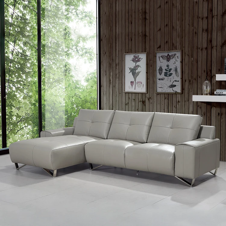 Evergo leather couch gray high quality turkish sofa set furniture