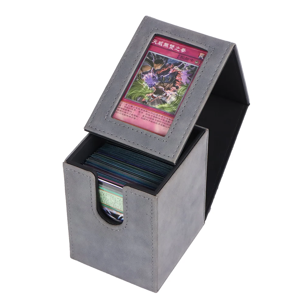 Высокое качество TCG аксессуары пользовательские торговые карты MTG PU кожаная коробка