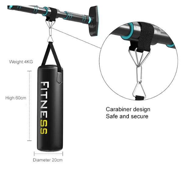 Custom exercise equipment wall mount indoor home gym door horizontal bar horizontal pull up bar