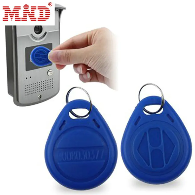 Access Control LF HF ABS Plastic Keyfob Gym Spa Hotel Key Chain ABS Keychain 125khz/13.56mhz RFID Key Fob Key Tag