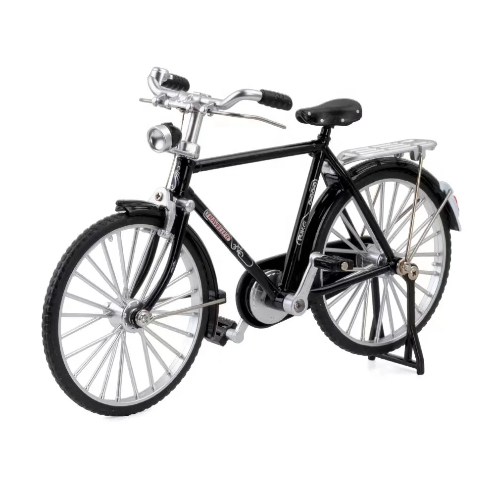 Newest DIY manual toys Assembled Bicycle and Classic rickshaw Accessories Metal Alloy Adult toy decorations