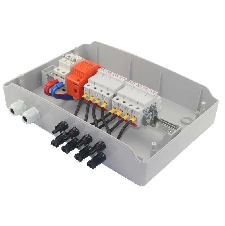 4 string combiner box DC1000V solar panel combiner box