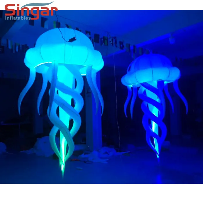 Ceiling decorative light night club decoration ceiling lights decor inflatable stage props jellyfish